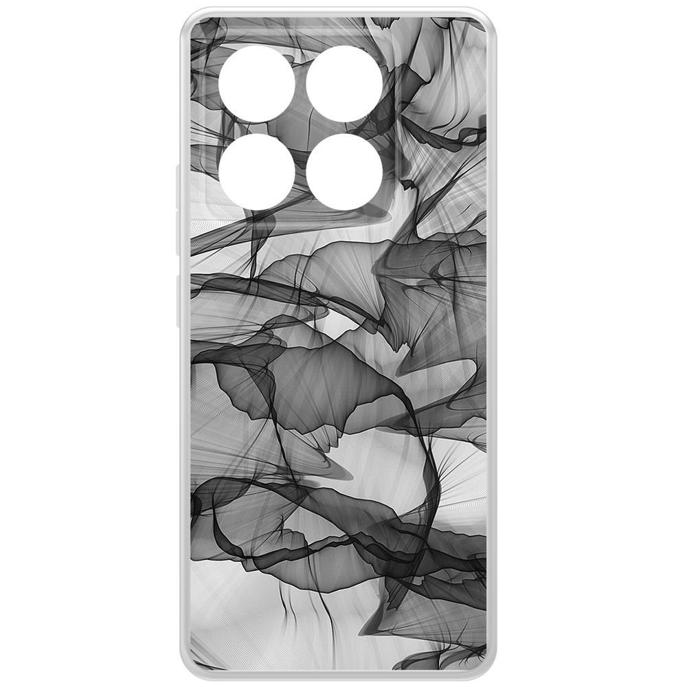 

Чехол-накладка Krutoff Clear Case Абстракт 14 для Xiaomi 14T Pro, Прозрачный