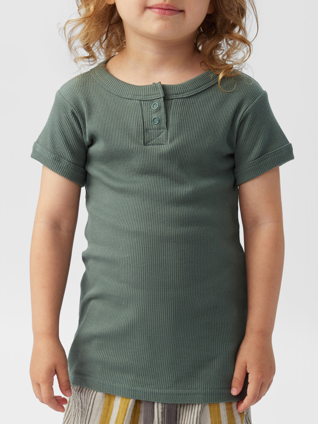 Футболка детская Happy Baby 88207, dark green, 86