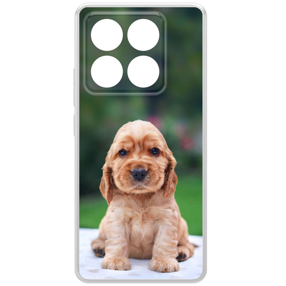 

Чехол-накладка Krutoff Clear Case Щенок кокер-спаниеля для Xiaomi 14T Pro, Прозрачный