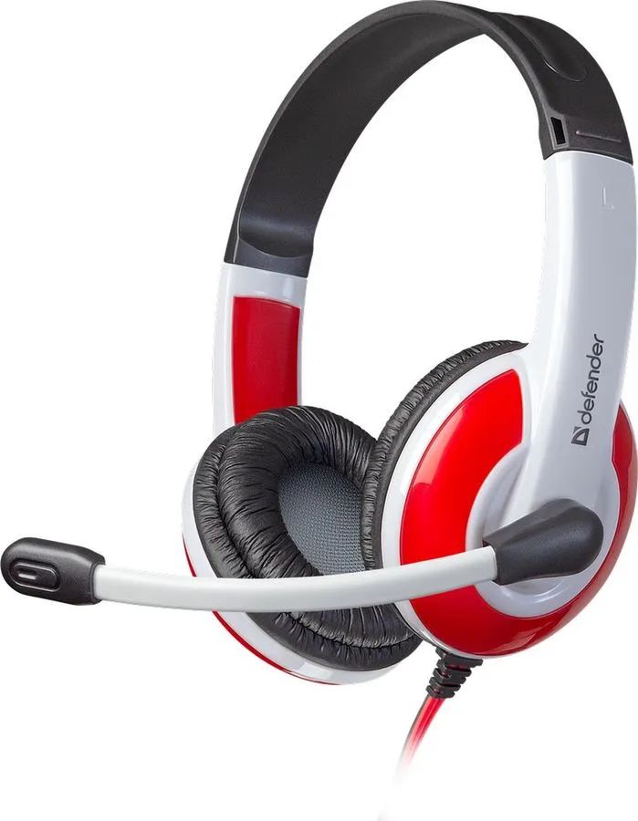 

Наушники Defender Warhead G-120, игровые, полноразмерные, микрофон, 3.5мм, 2 м,черно-красн