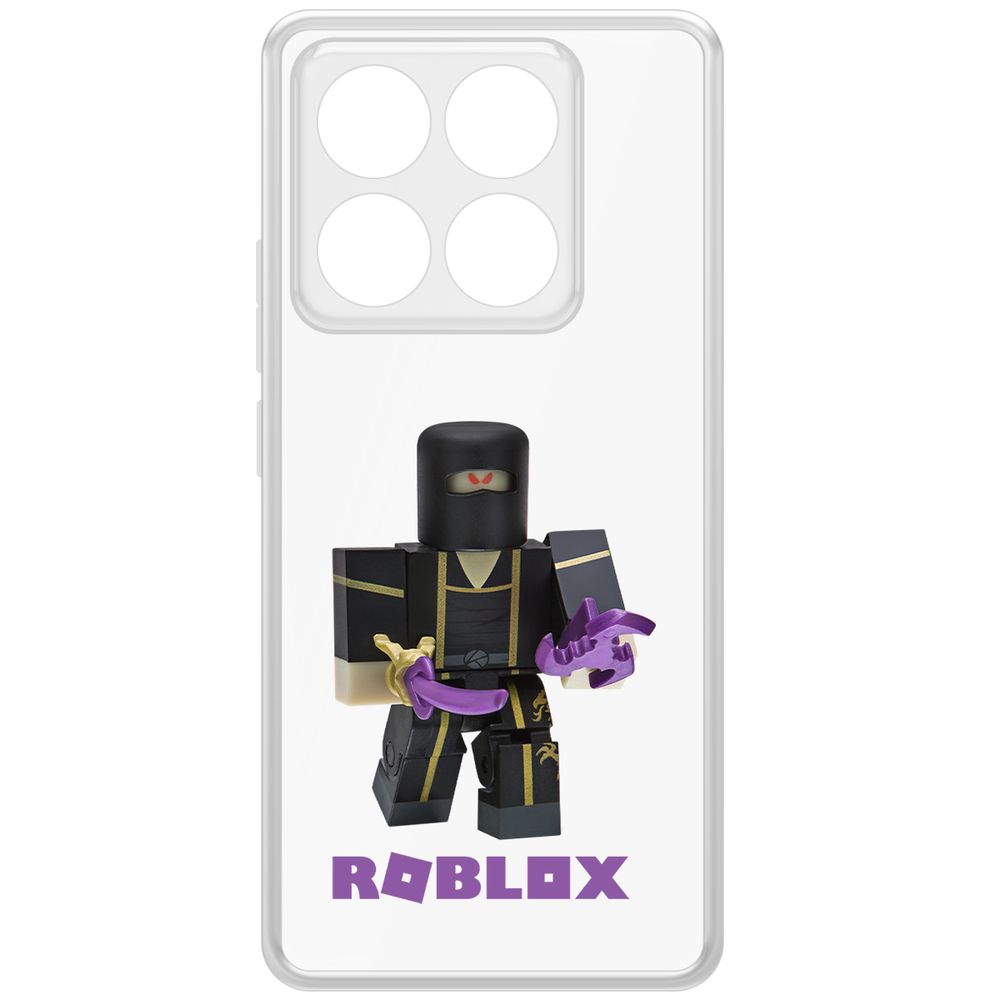 

Чехол-накладка Krutoff Clear Case Roblox-Ниндзя Ассасин для Xiaomi 14T Pro, Прозрачный