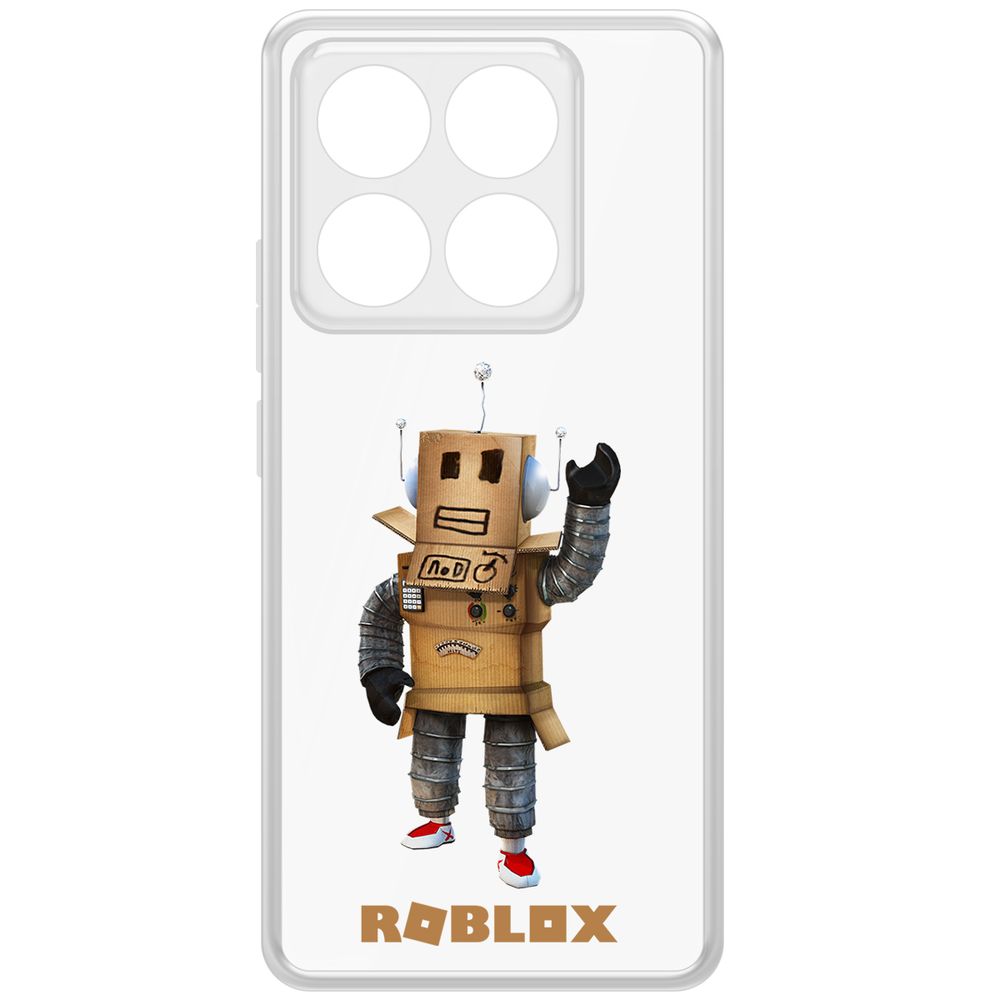 

Чехол-накладка Krutoff Clear Case Roblox-Мистер Робот для Xiaomi 14T Pro, Прозрачный