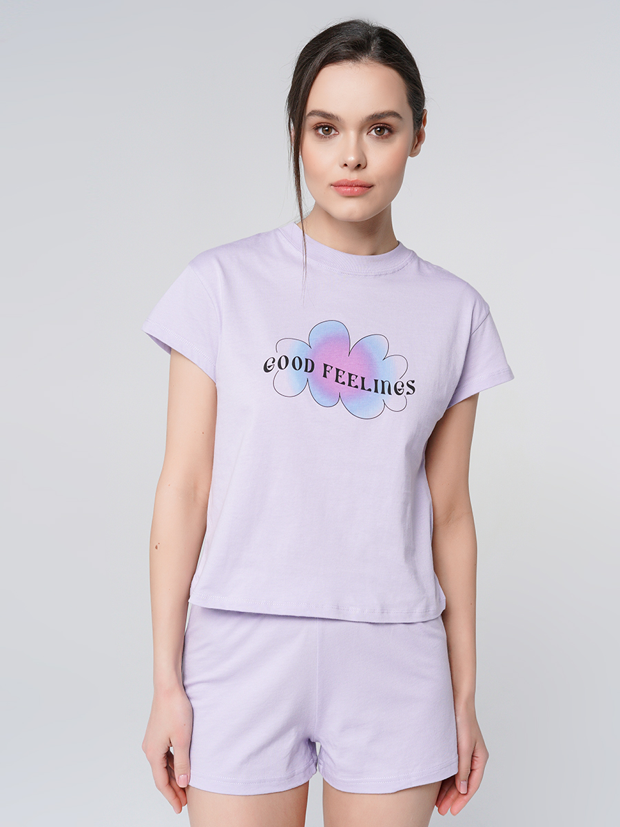 

Пижама женская ТВОЕ 89532 фиолетовая XS, 89532