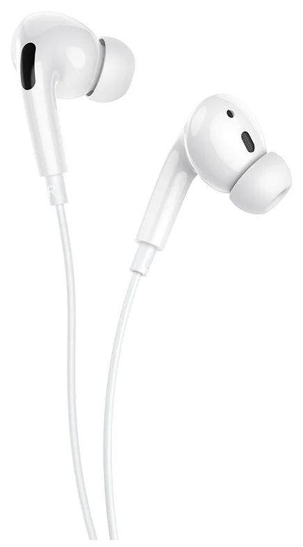

Наушники Hoco M1 Pro, проводные, вакуумные, микрофон, Jack 3.5, 1.2 м, белые