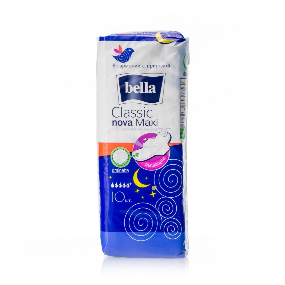 

Прокладки Bella Nova Classic Maxi дышащие 10 шт, Белый
