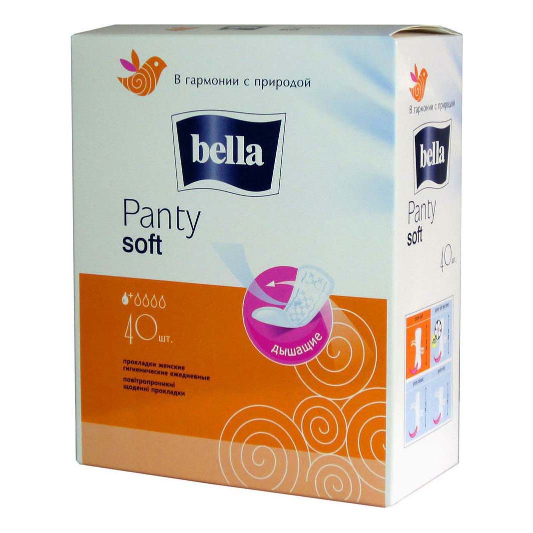

Прокладки Bella Panty Soft ежедневные 40 шт, Белый