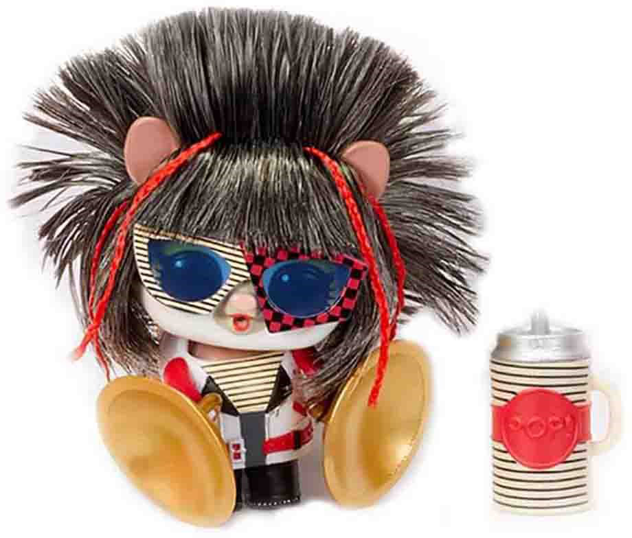 Кукла L.O.L Surprise! Хеирфлип Петс 19, Электро Еж, Electric Critter, 567080.19 кукла trolls брюлик рэпер с музыкальным инструментом f0535