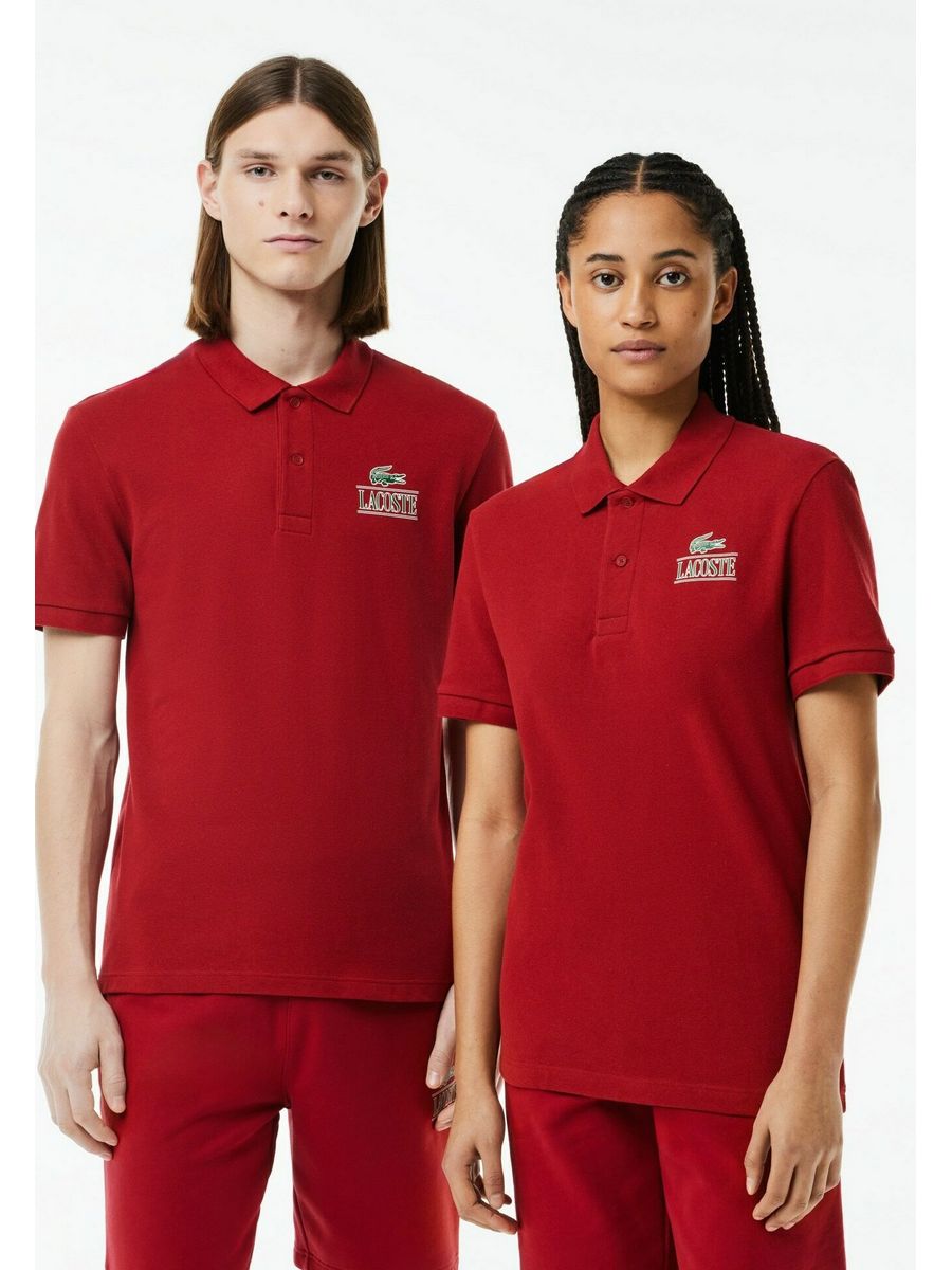 

Футболка унисекс Lacoste LA222P0GL бордовая 2XS, Бордовый, LA222P0GL