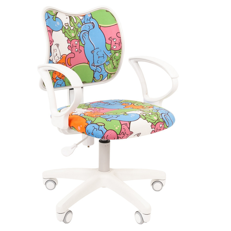 фото Детское компьютерное кресло chairjet kids 102 ткань котики 00-07053795