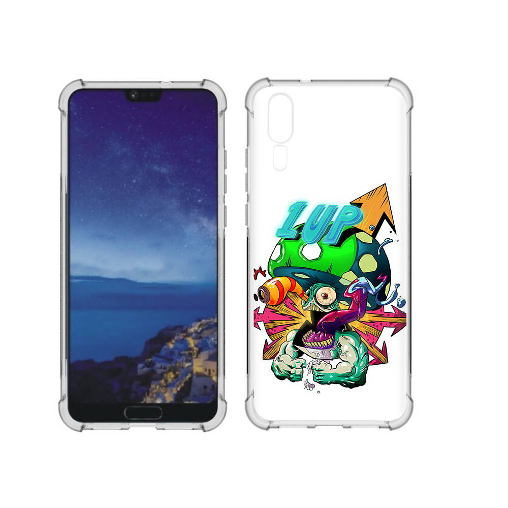 

Чехол MyPads Tocco для Huawei P20 сильный гриб абстракция (PT108006.52.599), Прозрачный, Tocco