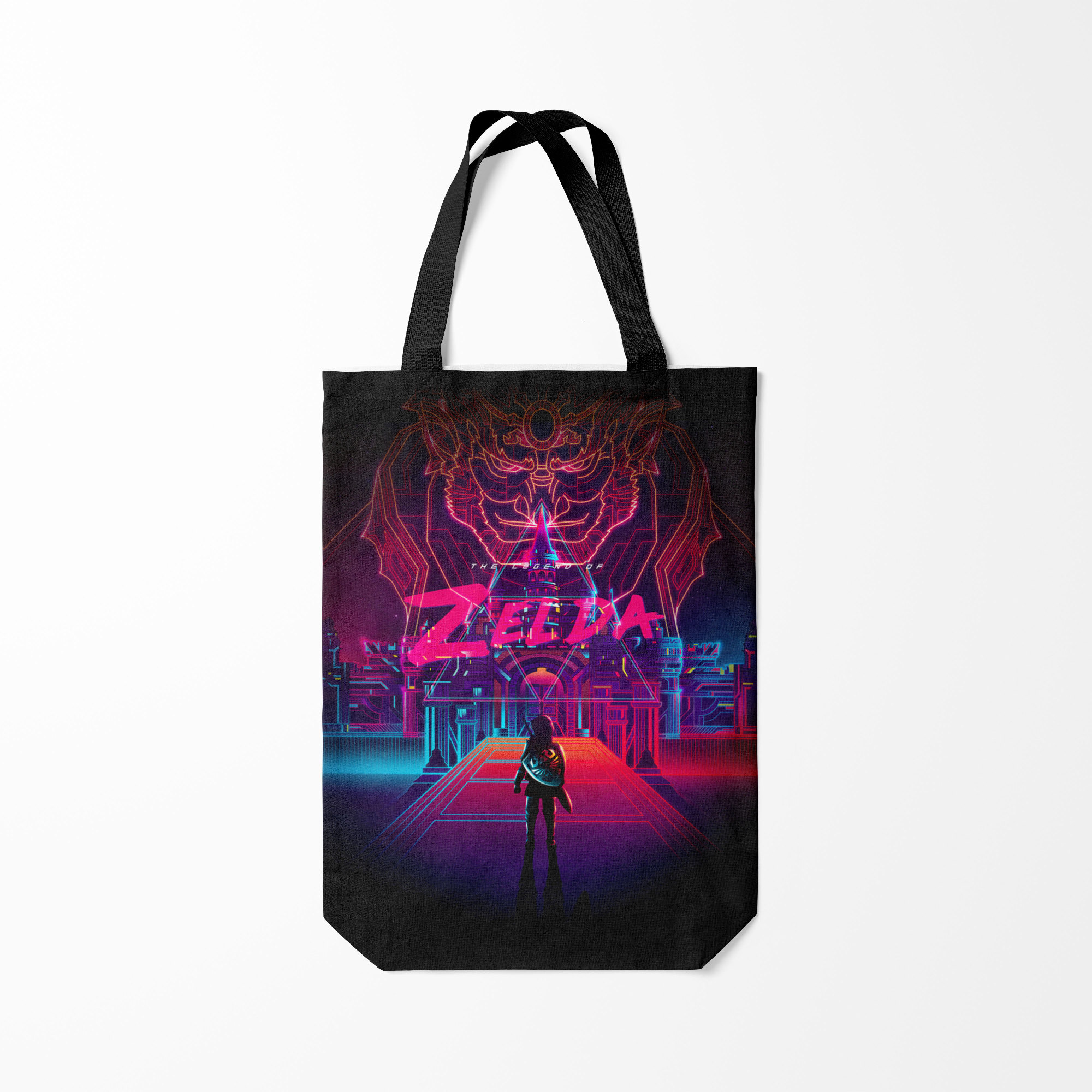 

Сумка шoппер унисекс Burnettie LEGEND OF ZELDA RETRO NEON, черный, LEGEND OF ZELDA RETRO NEON