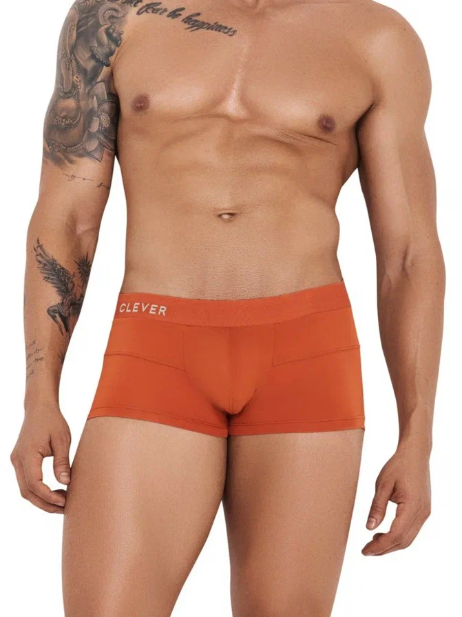 

Трусы мужские Clever Masculine Underwear 1261 оранжевые М, Оранжевый, 1261
