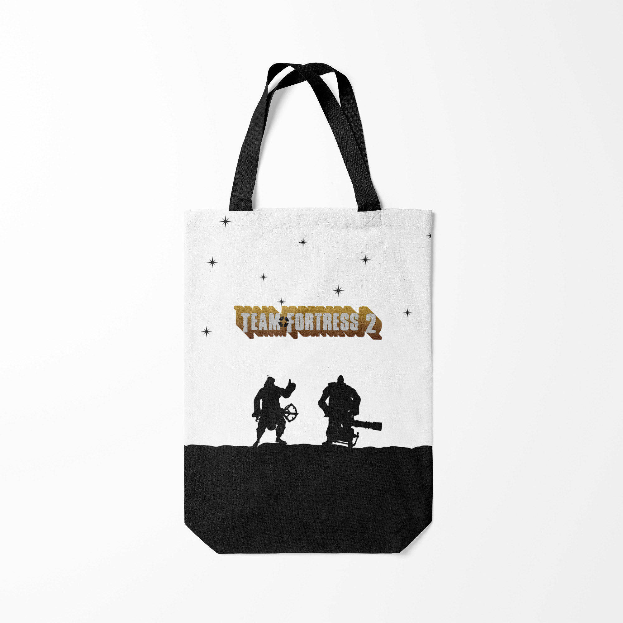 

Сумка шoппер унисекс Burnettie Team Fortress 2, черный; белый, Team Fortress 2