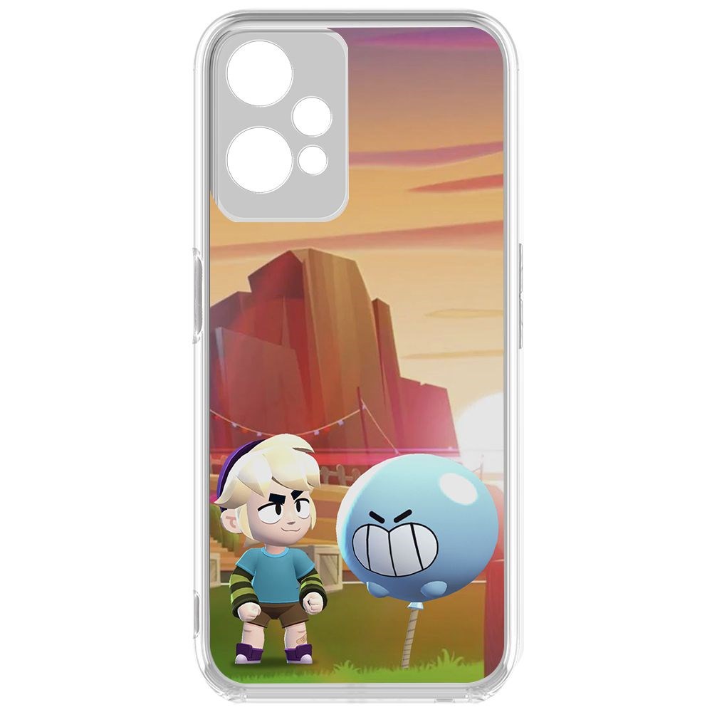 

Чехол-накладка Brawl Stars-Гас для OnePlus Nord CE 2 Lite, Прозрачный