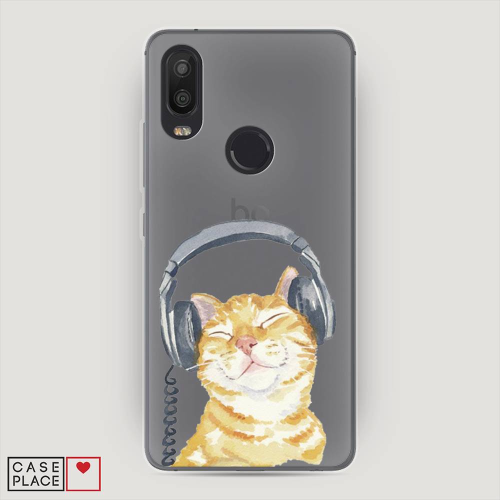 

Чехол Awog "Кот меломан" для BQ Aquarius X2