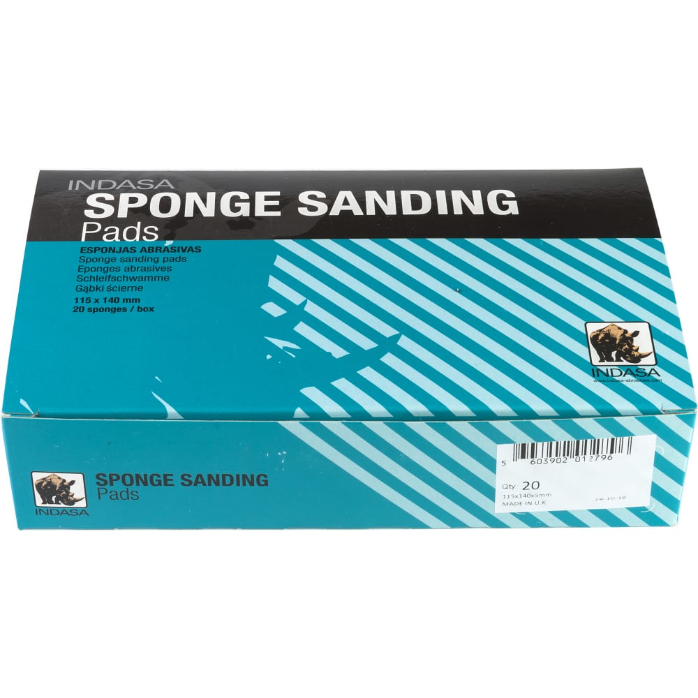 

Губка абразивная RHYNO SPONGE (20 шт; 115х140х5 мм; Medium) INDASA 01278