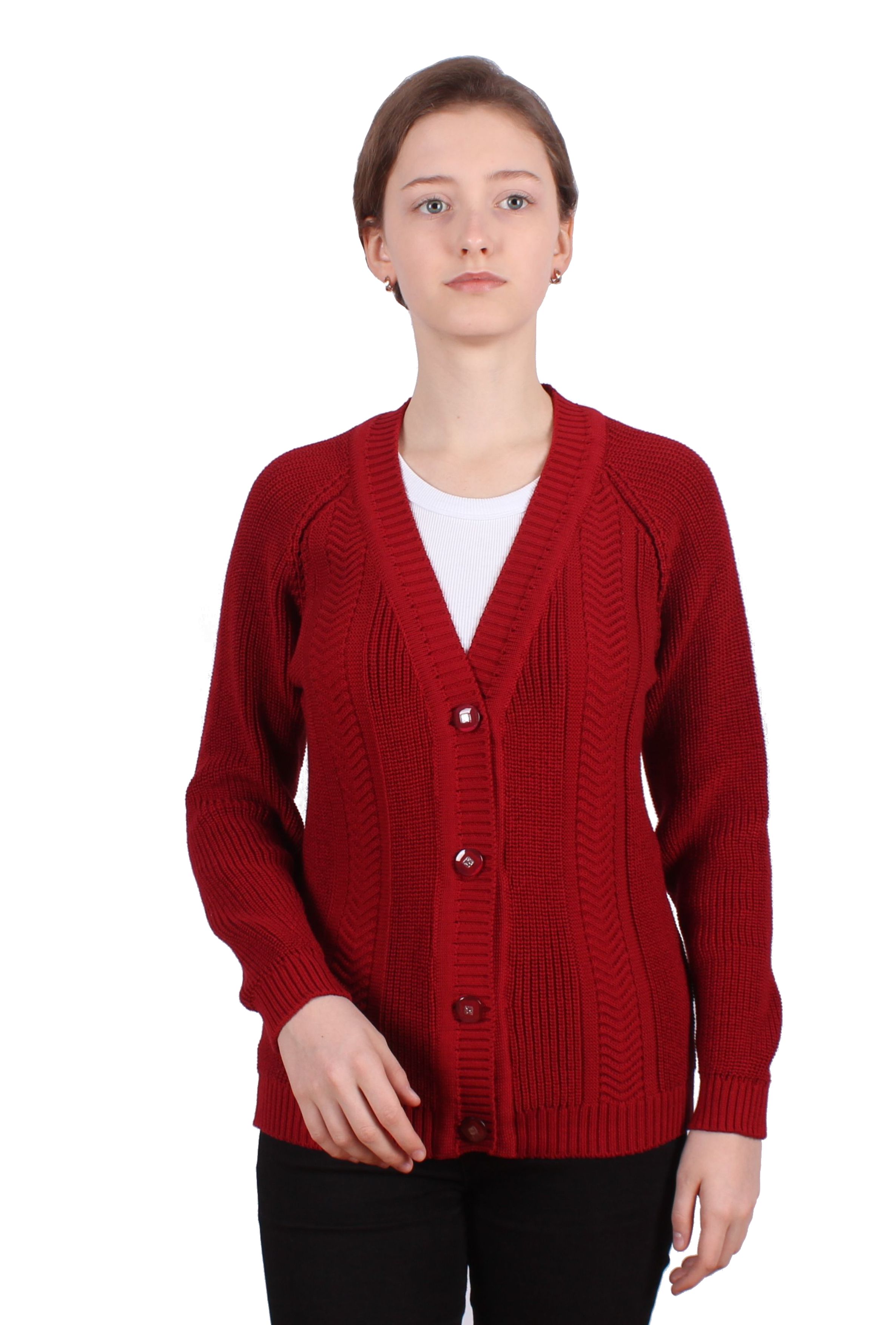 

Кардиган женский ZR Abelia бордовый 46 RU, Abelia