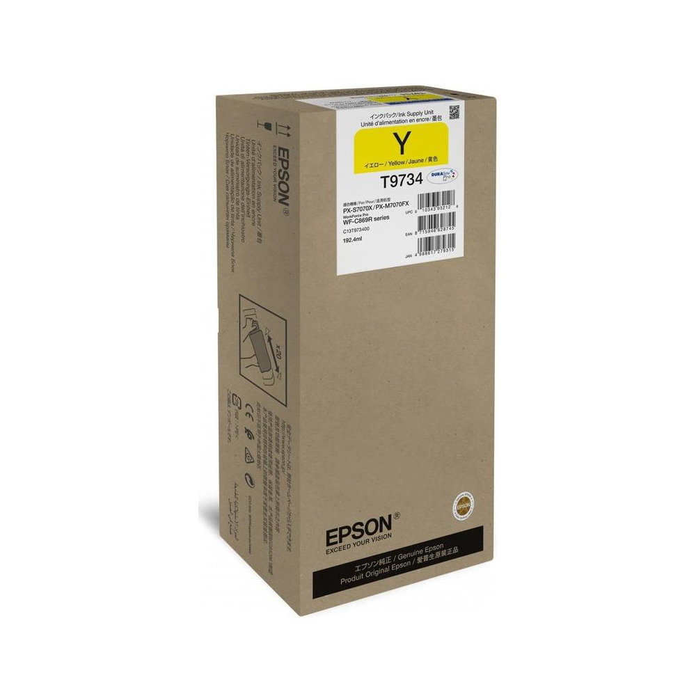 

Картридж Epson C13T973400 желтый, C13T973400