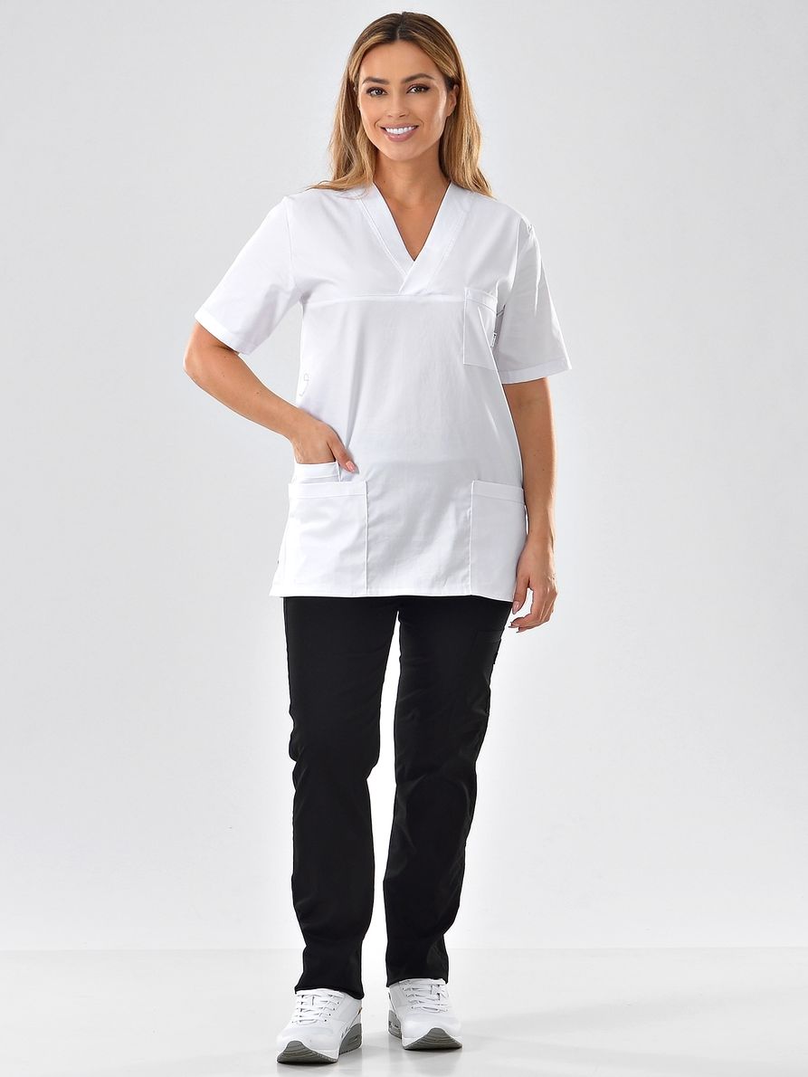 фото Костюм медицинский женский medicalwear хирург 109 черный 44 ru