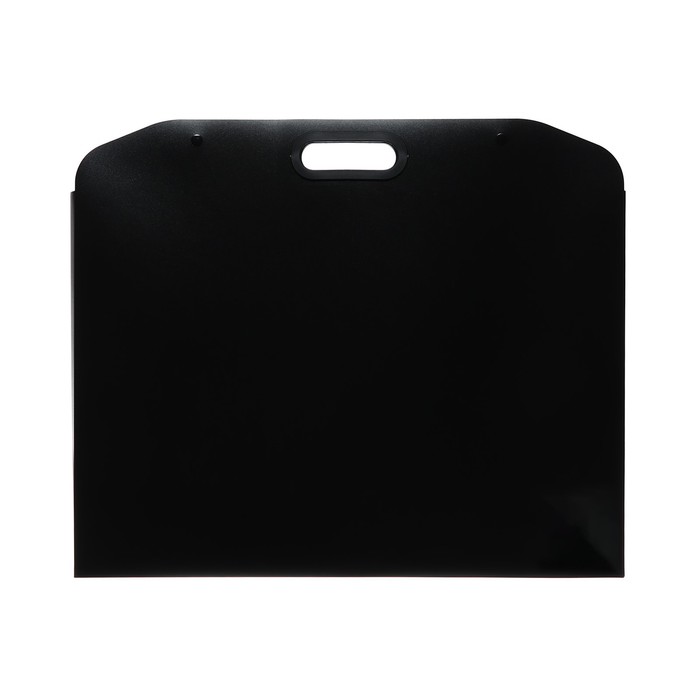 

Папка А3 с ручками, пластиковая, на кнопках, 520 х 440 х 30мм, с расширением 3 см, deVENTE, Черный