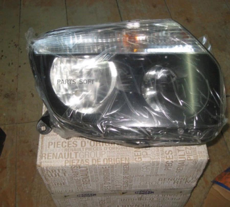 

RENAULT 260609877R Фара RENAULT: DUSTER 10- лев.(темн. низ)