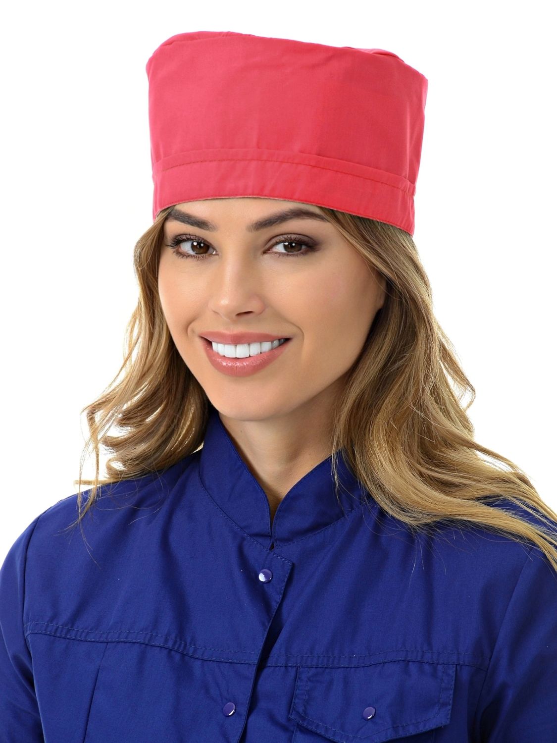 

Шапочка медицинская женская MedicalWear 691 красная 56-62 RU, Красный, 691