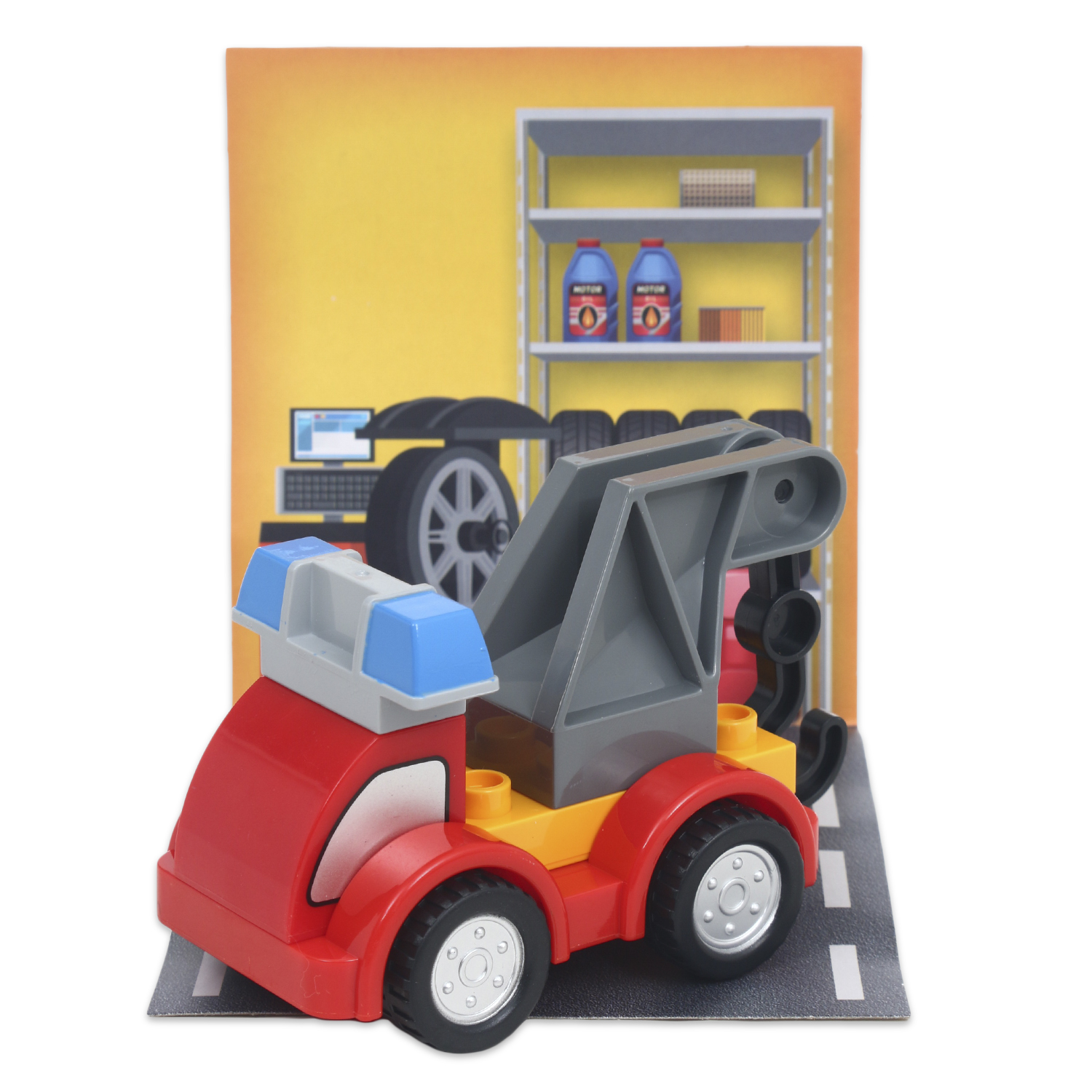 фото Конструктор mr block first step эвакуатор mbfs-zy339166-7 zhorya