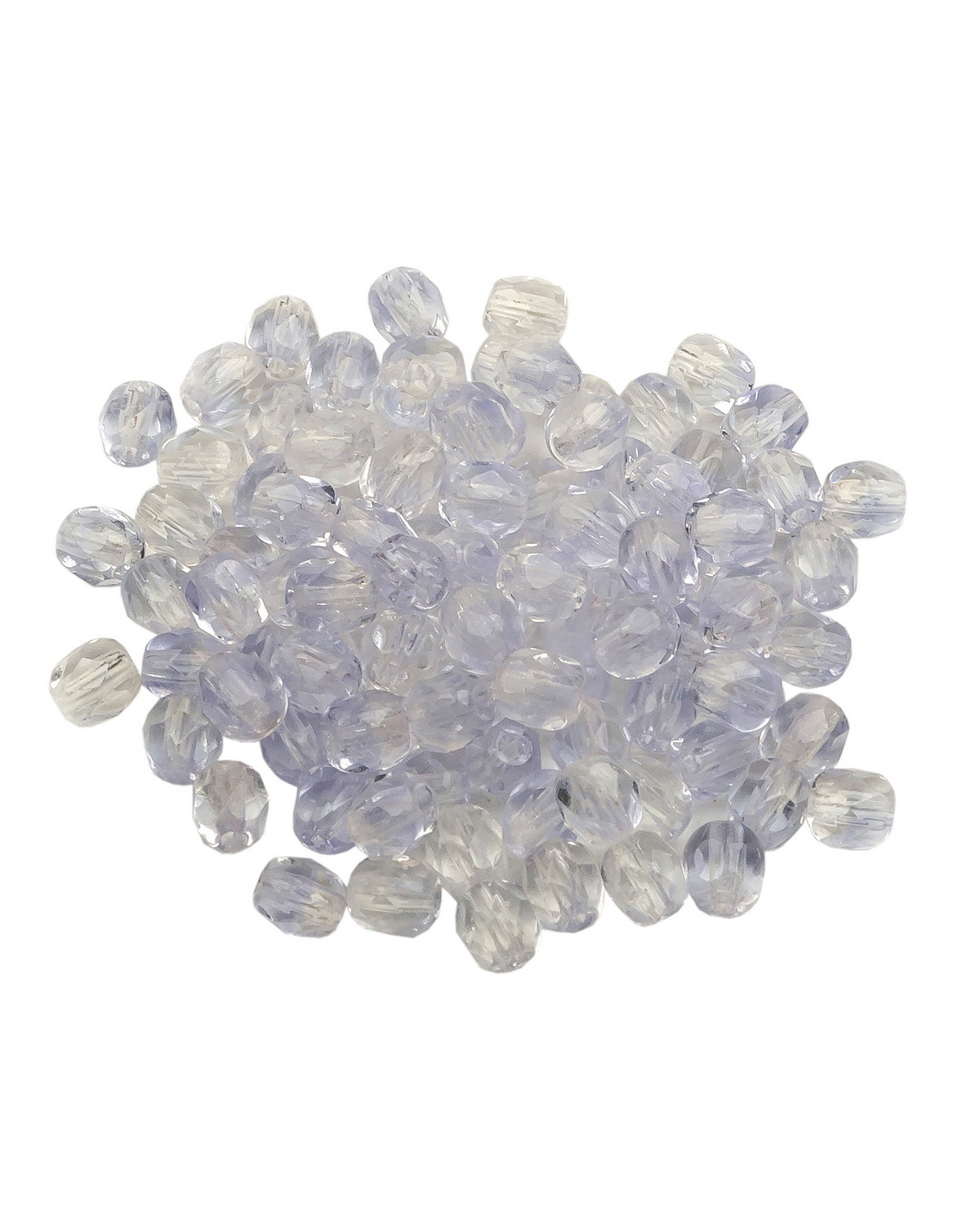 

Стеклянные чешские бусины Fire polished beads ганеные круглые 4 мм цвет цвет DAL21 100шт, Прозрачный, FP-4