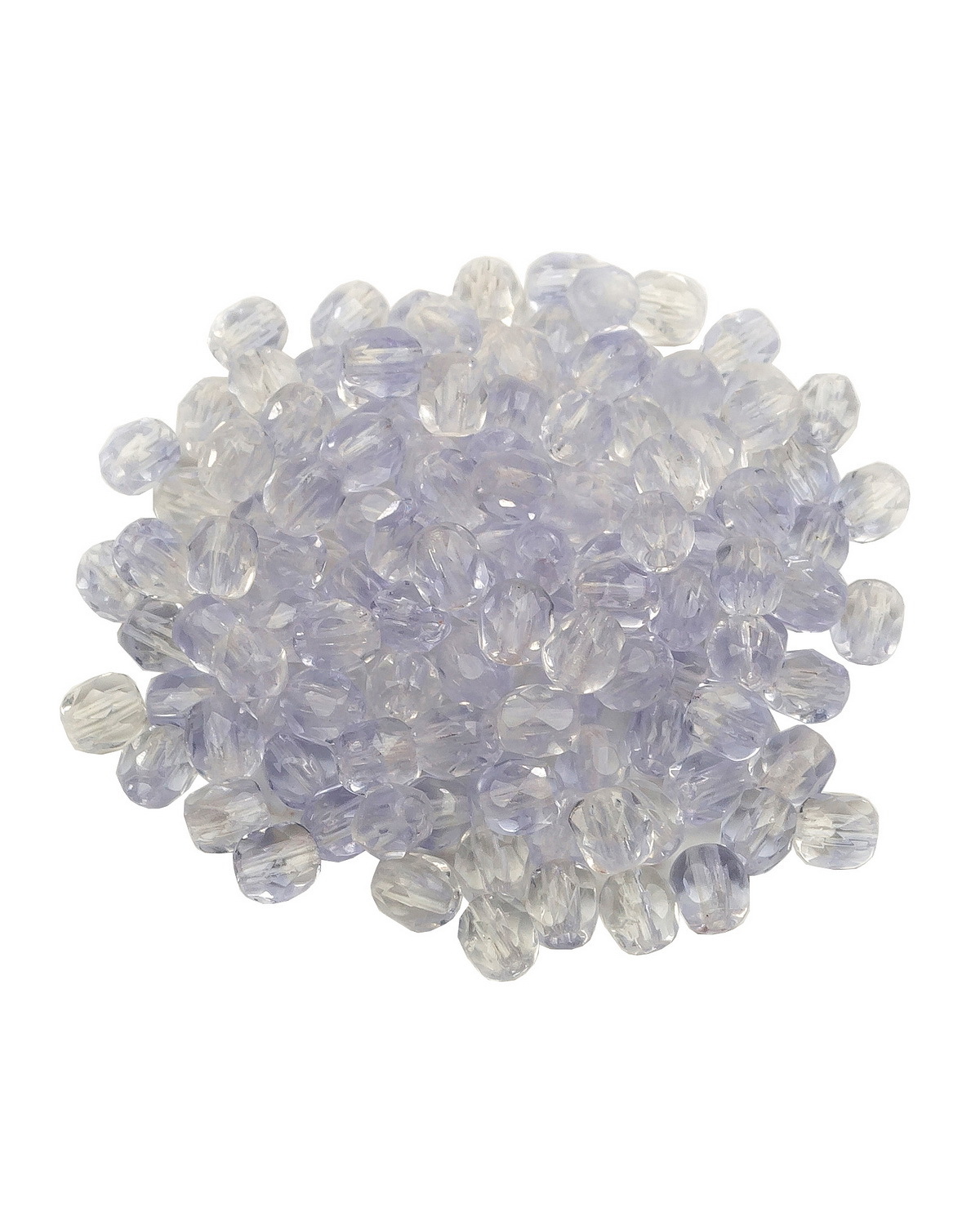 

Стеклянные чешские бусины Fire polished beads ганеные круглые 4 мм цвет цвет DAL21 150шт, Прозрачный, FP-4