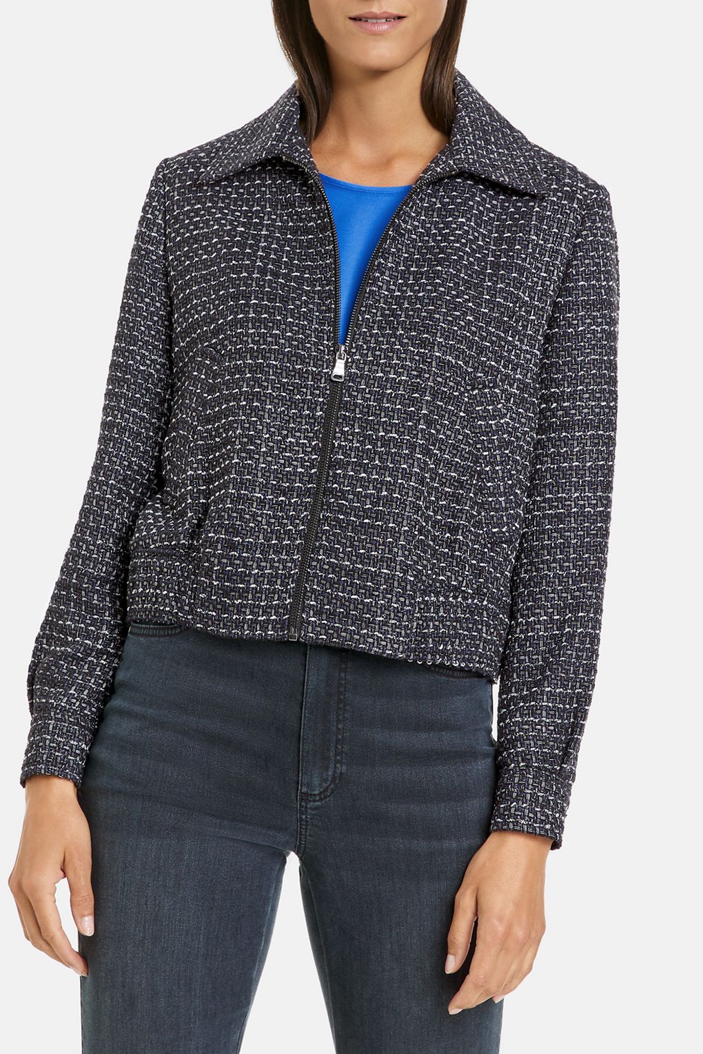 

Жакет женский Gerry Weber 230017-31205 синий 44, 230017-31205