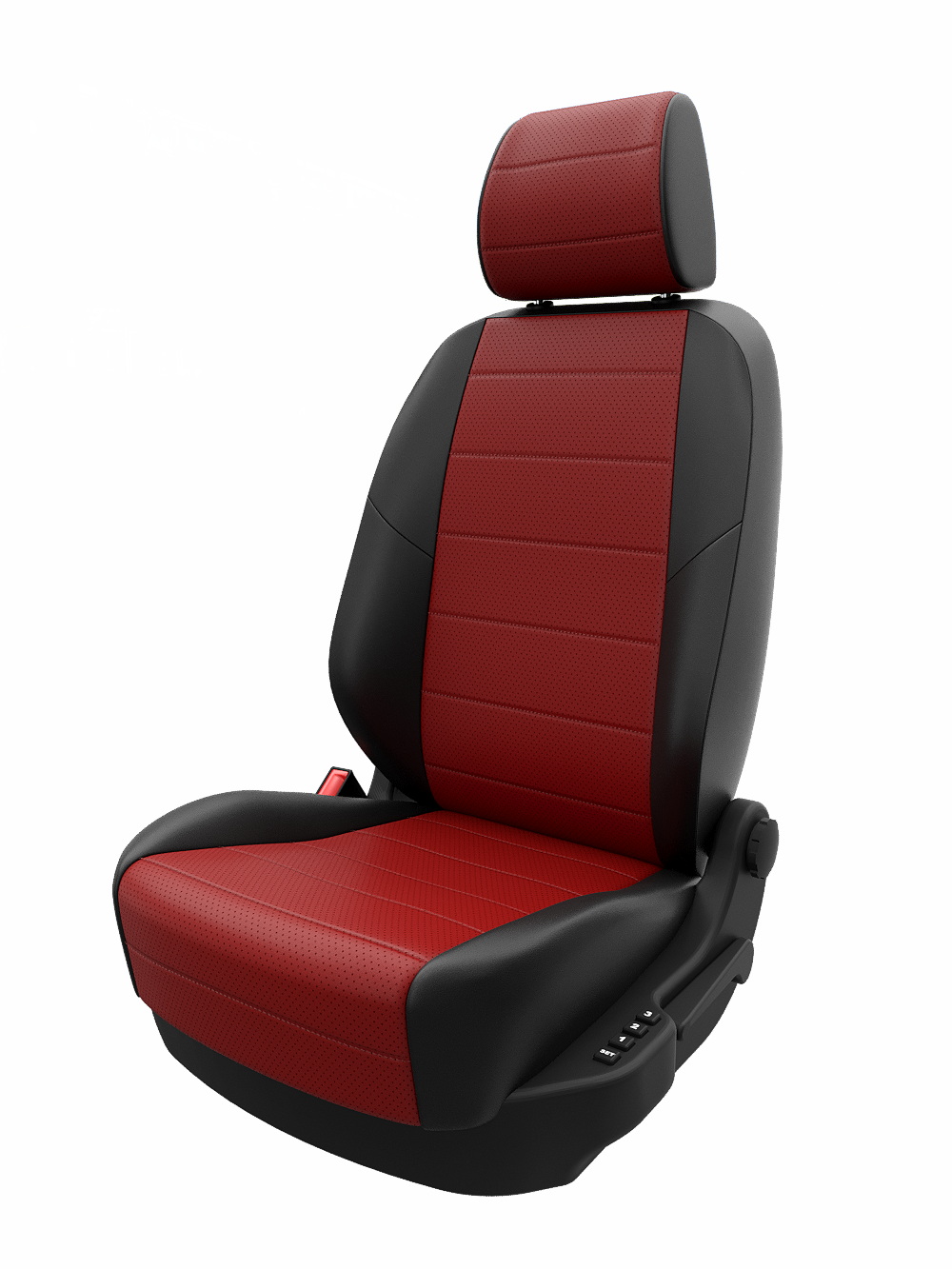 

Чехлы Автодруг для Мерседес Е класс W 211 красный экокожа A0379D008, 444