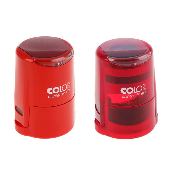 

COLOP Оснастка для печати круглая Colop Printer R40 40 мм с крышкой красная, Синий