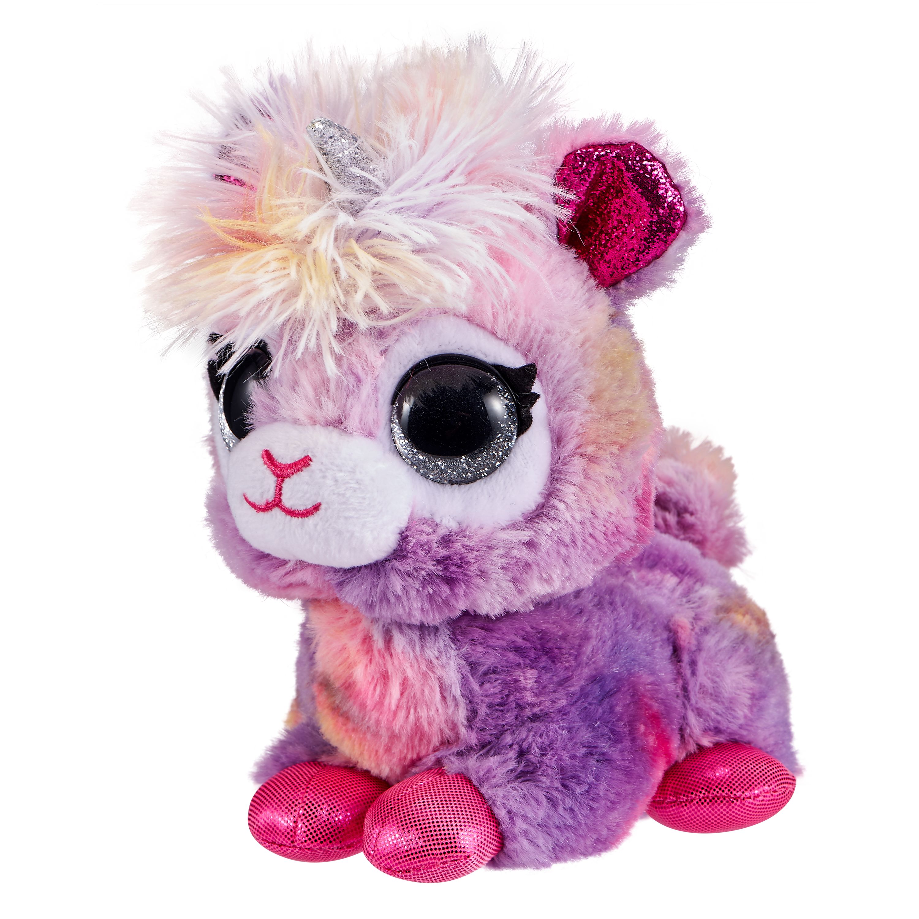 фото Мягкая игрушка zuru coco surprise плюшевый сюрприз лама сказочная фиолетовый, 27 см 9608-6