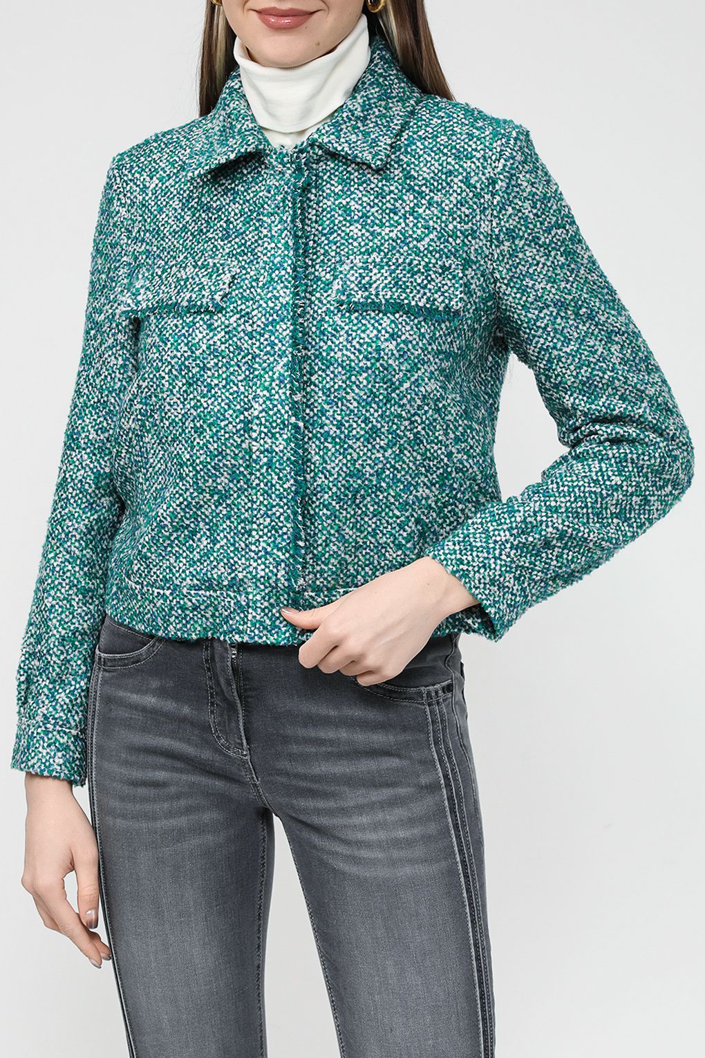 

Жакет женский Gerry Weber 230046-31313 голубой 46, 230046-31313