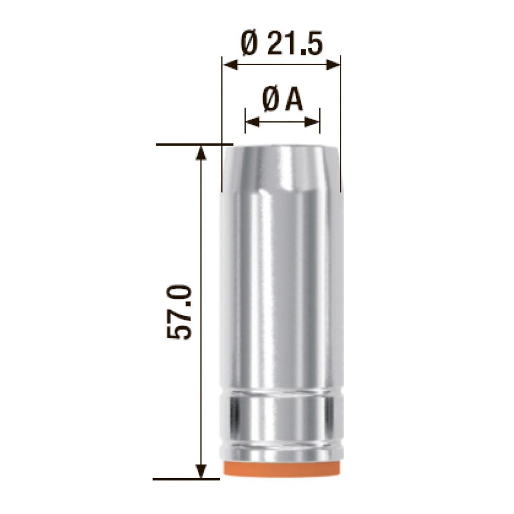 Сопло газовое FB 250 (5 шт; 18 мм) FUBAG FB250.N.18.0