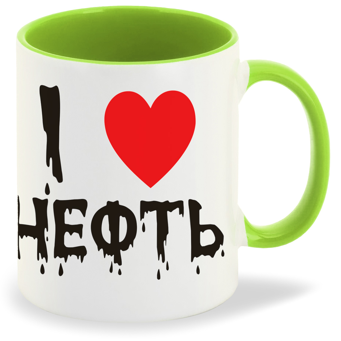 

Кружка CoolPodarok Я люблю нефть, Я люблю нефть