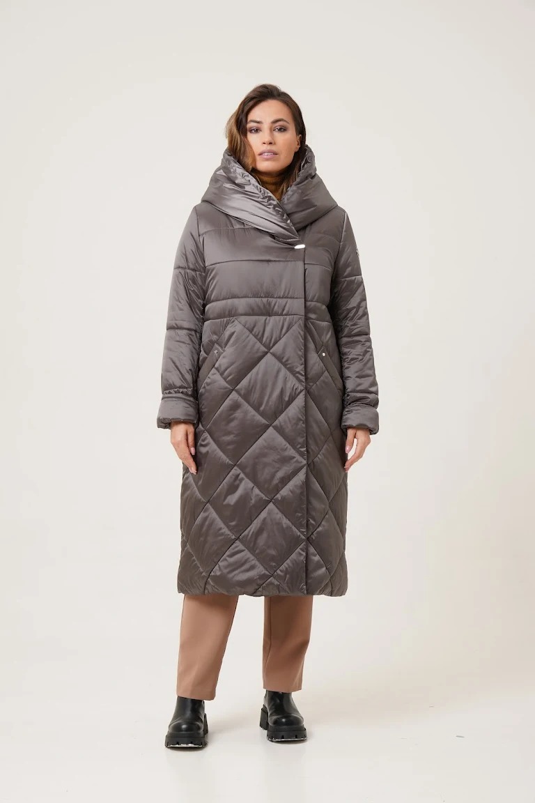 

Пальто женское Maritta 28-3010-50 серое 46 EU, Серый, 28-3010-50