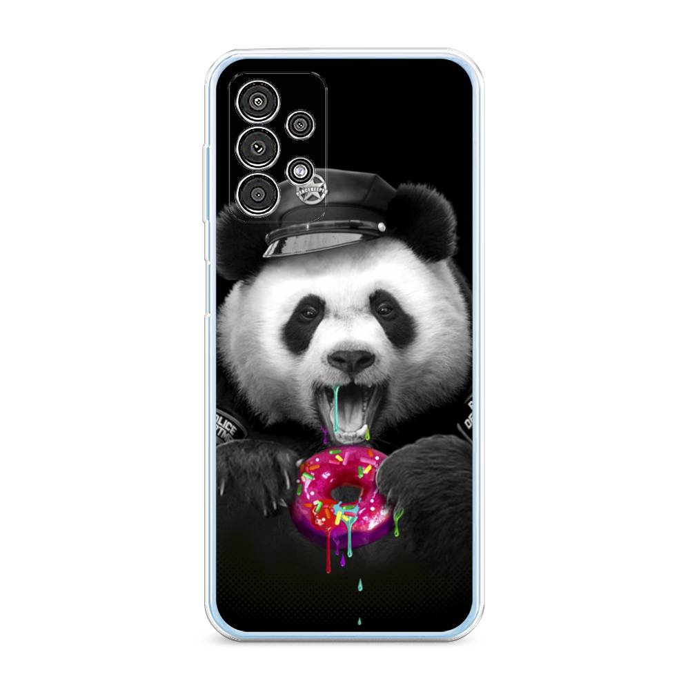 

Чехол Awog на Samsung Galaxy A13 / Самсунг A13 "Панда police", Черный;белый;розовый, 2104850-2