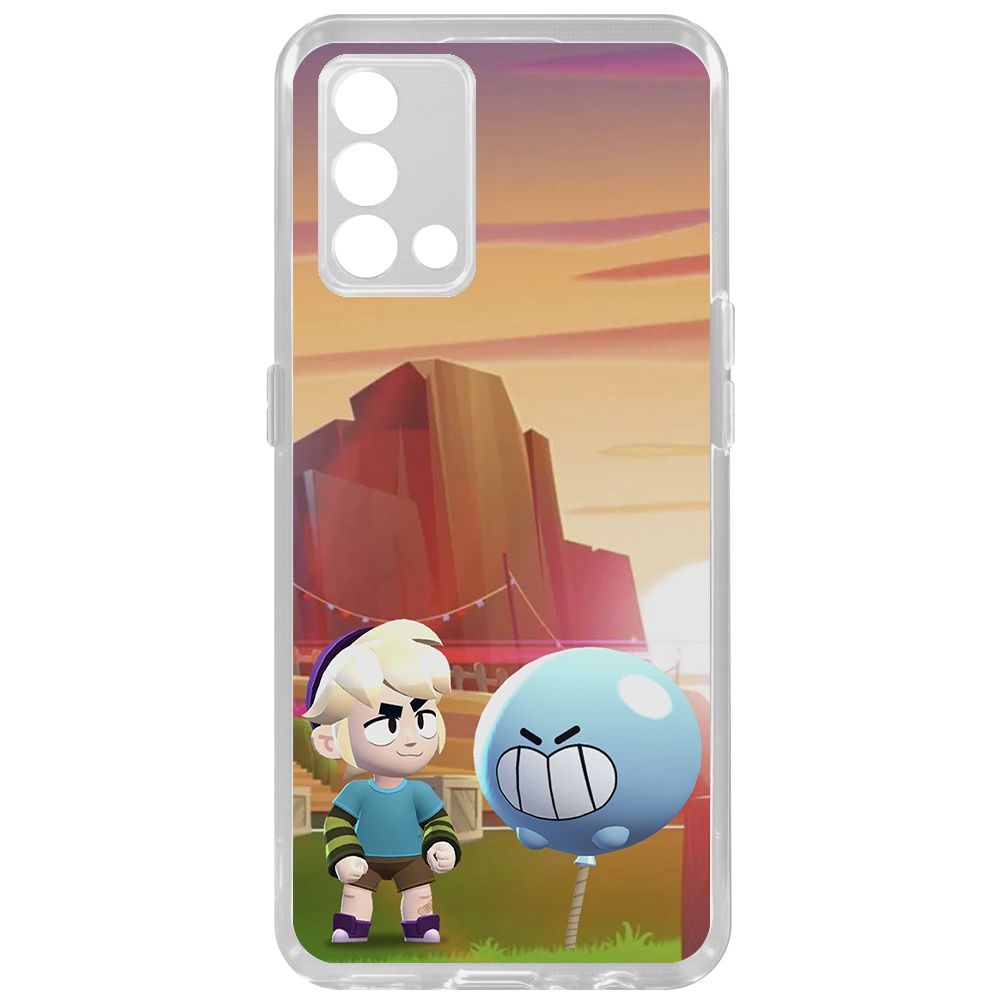 

Чехол-накладка Brawl Stars-Гас для Oppo A74, Прозрачный
