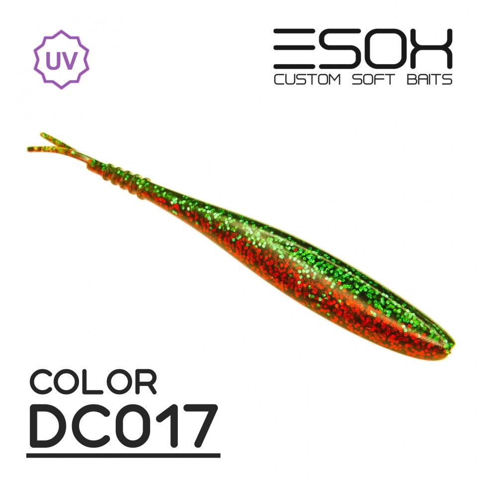 

Силиконовая приманка Esox Фурия 180 мм цвет DC017 3 шт, Фурия