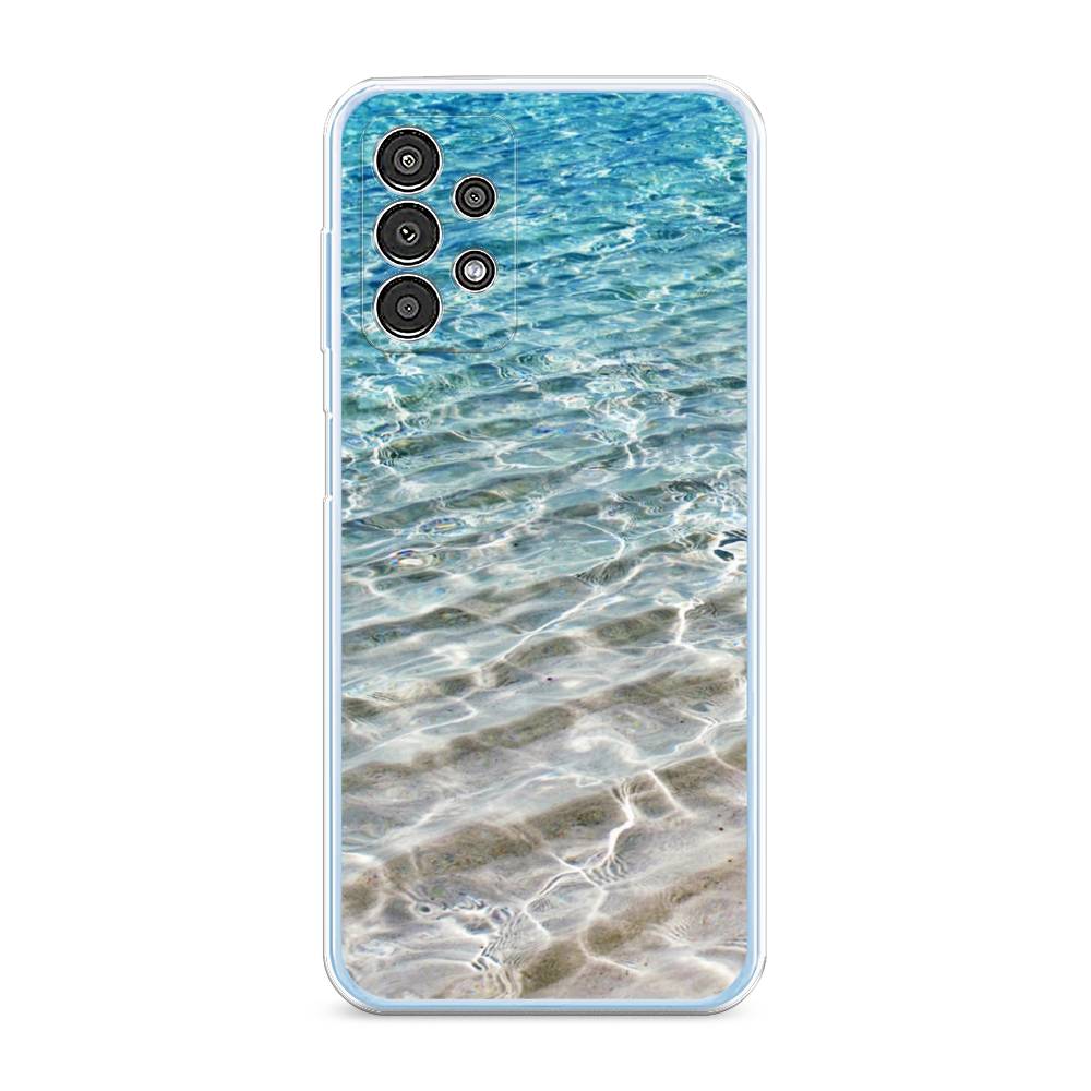 

Чехол Awog на Samsung Galaxy A13 / Самсунг A13 "Волны 10", Голубой, 2104850-4
