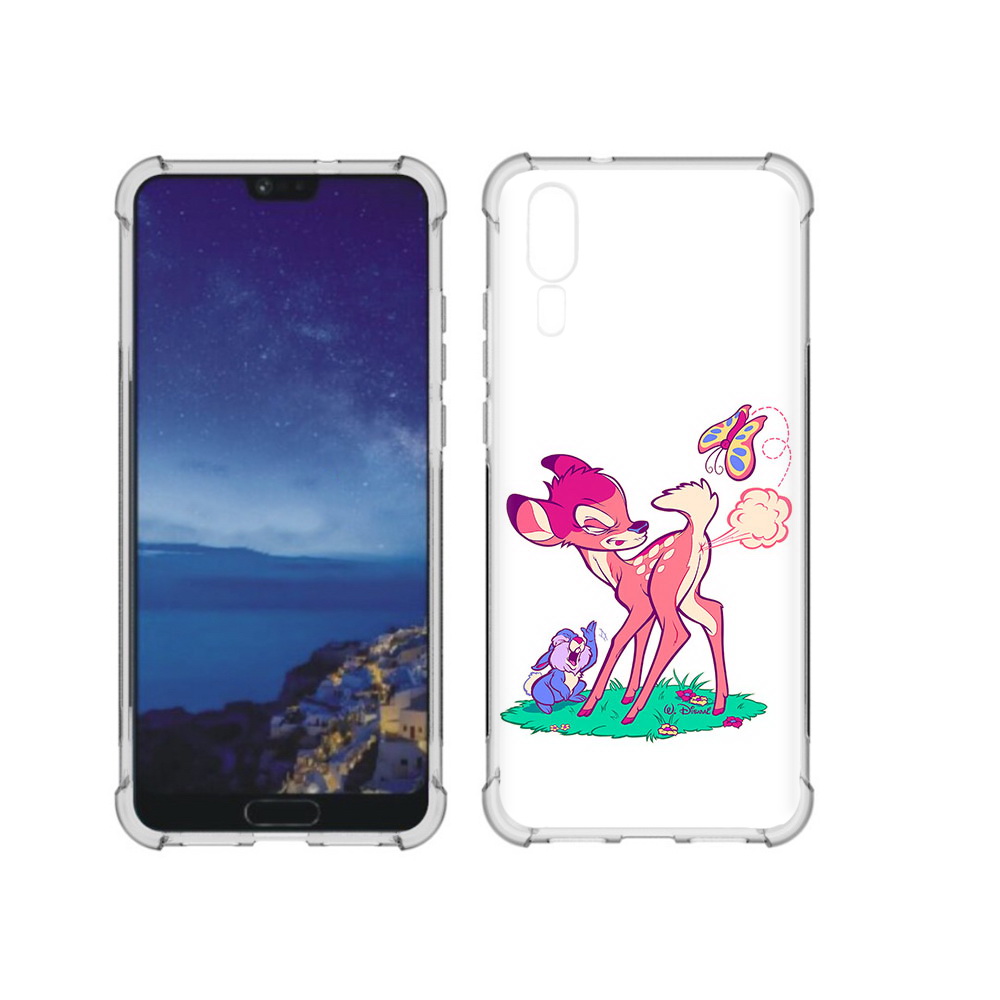 

Чехол MyPads Tocco для Huawei P20 смешной олененок (PT108006.52.610), Прозрачный, Tocco