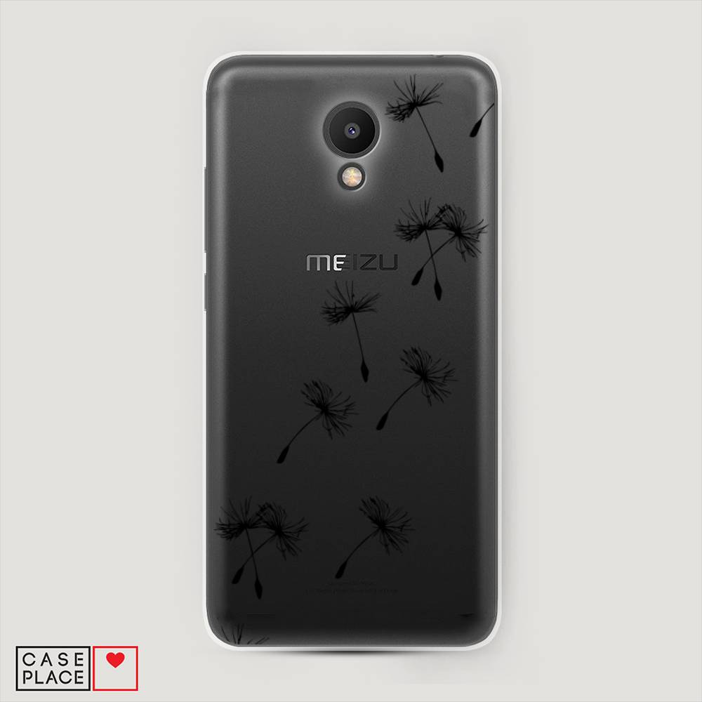 

Чехол Awog на Meizu M6S "Летящие одуванчики", Черный, 72450-8