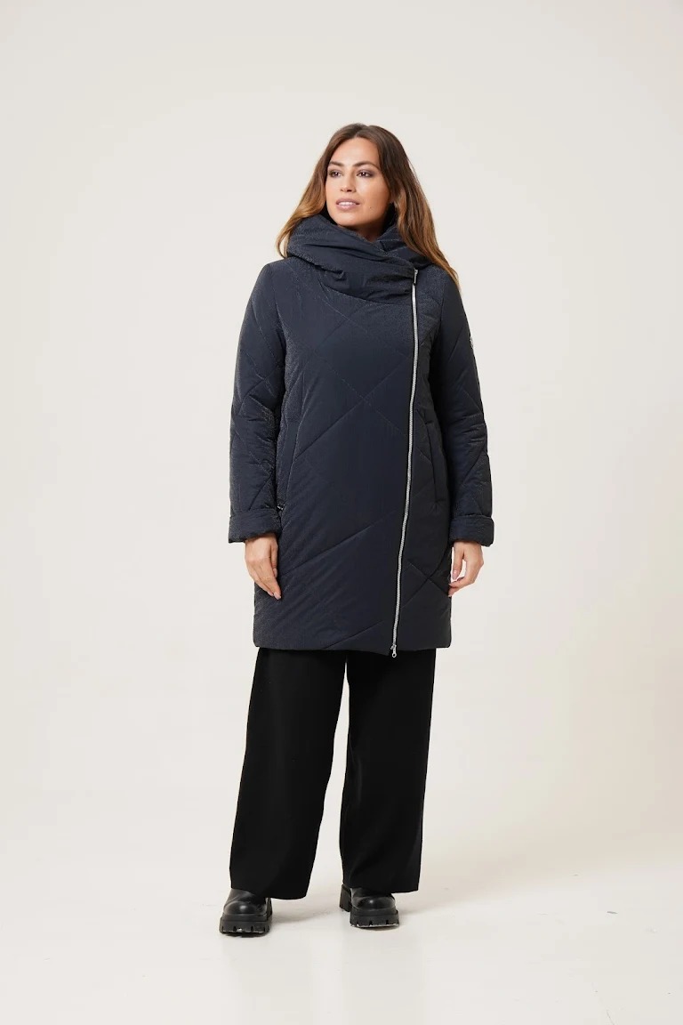 

Пальто женское Maritta 28-3025-31 синее 44 EU, Синий, 28-3025-31