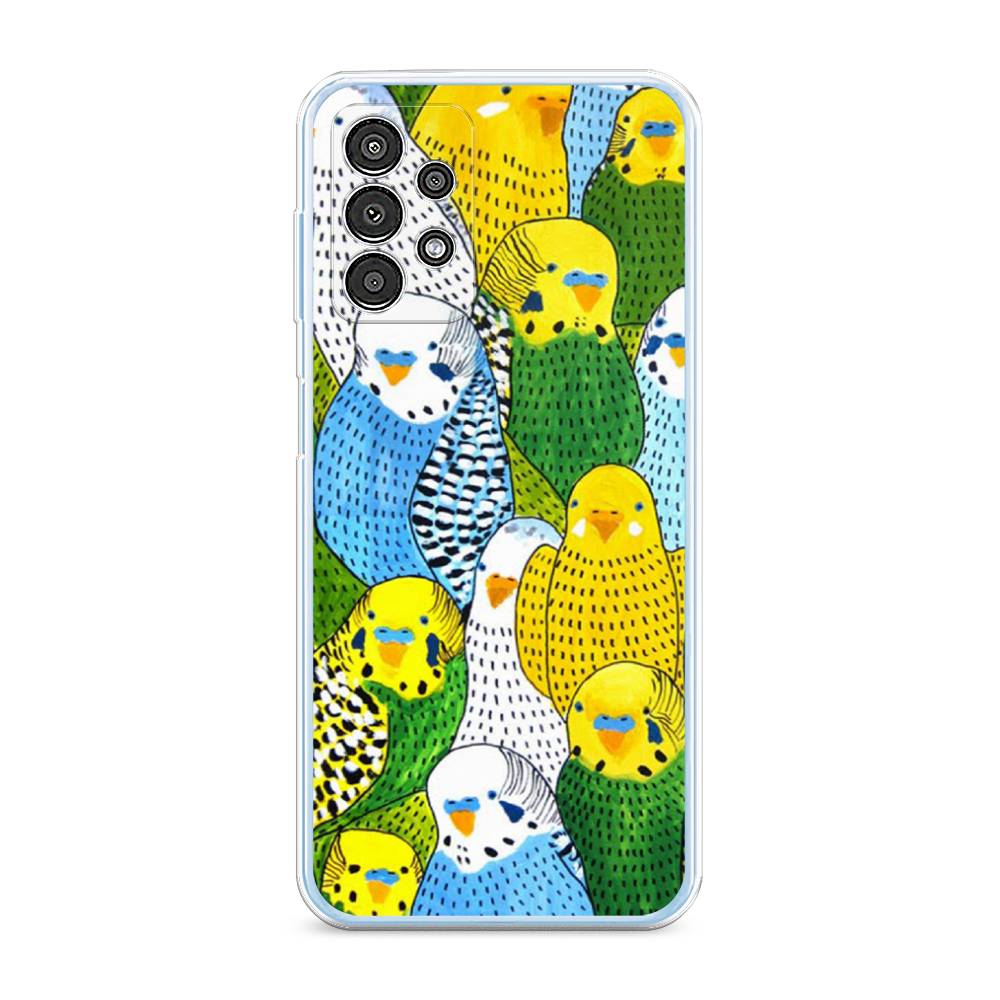 

Чехол Awog на Samsung Galaxy A13 / Самсунг A13 "Попугаи", Желтый;зеленый;голубой, 2104850-1