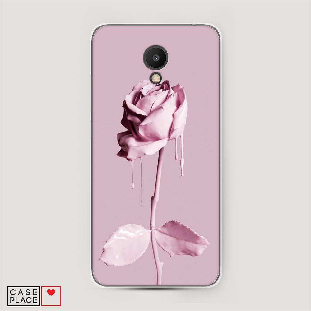 

Чехол Awog на Meizu M6S "Роза в краске", Белый;розовый, 72450-8