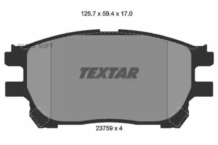 

Тормозные колодки Textar 2375901