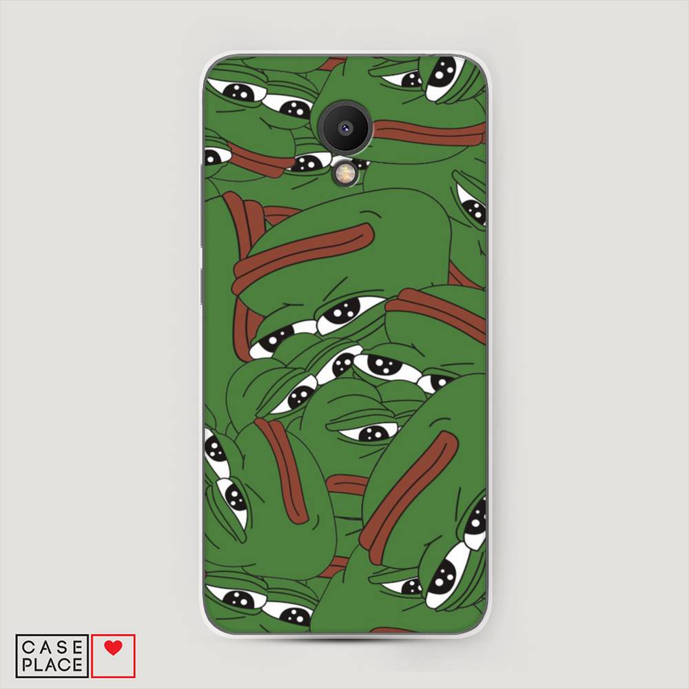 

Чехол Awog на Meizu M6S "Печальный frog", Зеленый;белый, 72450-9