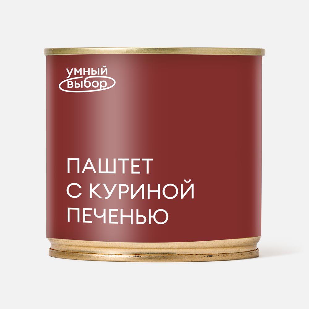 

Паштет Умный выбор с куриной печенью, 250 г