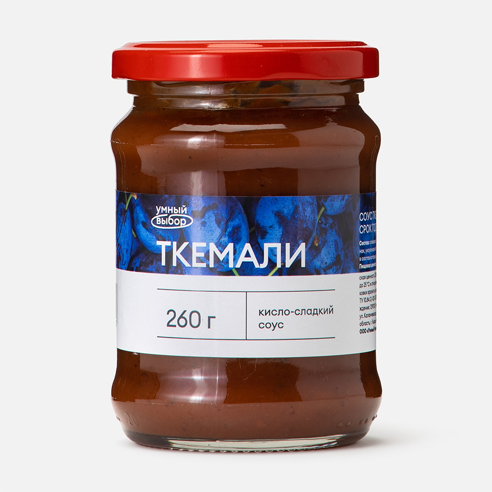 

Соус Умный выбор томатный, ткемали, 260 г
